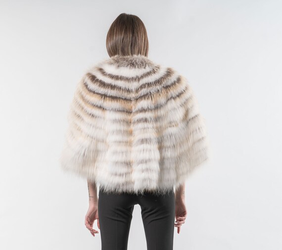 Short fur cape Clearance