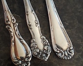19th Century Silverplate Olive Forks and Pickle Fork Qty.3
