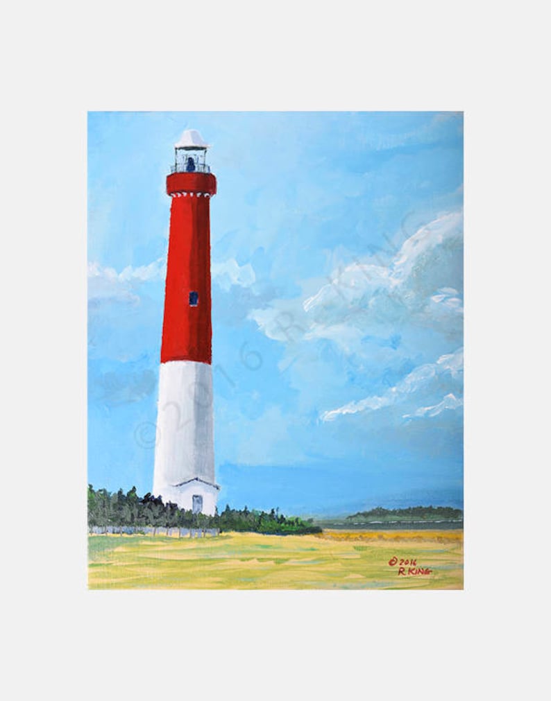 The Barnegat Lighthouse Etsy