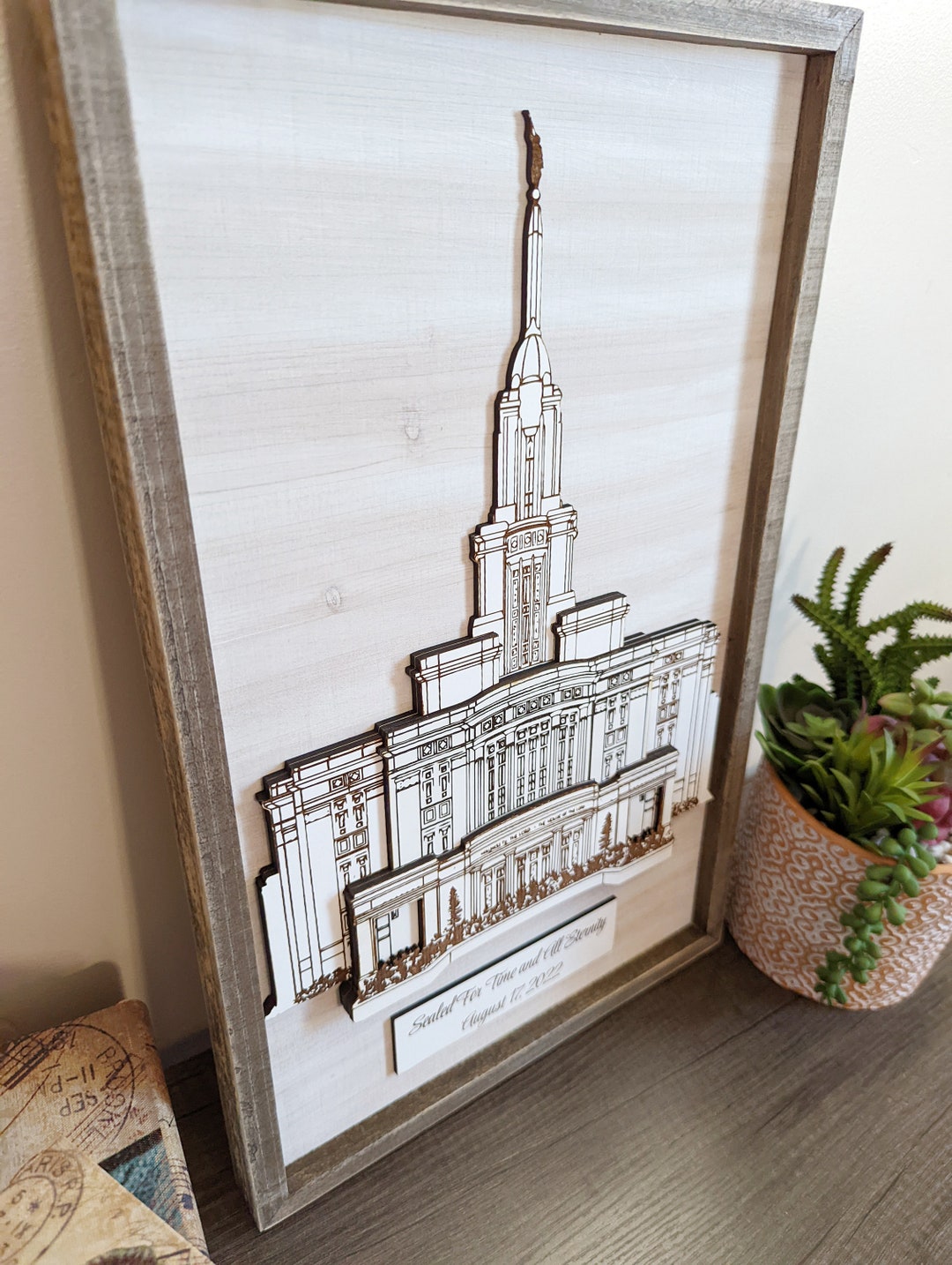 Payson Utah Temple 3D Art/wall Art Wood/lds Theme/hand Drawn Design - Etsy
