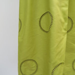 True vintage Light green Circular embroidery Cotton Japanese Vintage Dress long dress Maxi dress Vintage Dress image 7