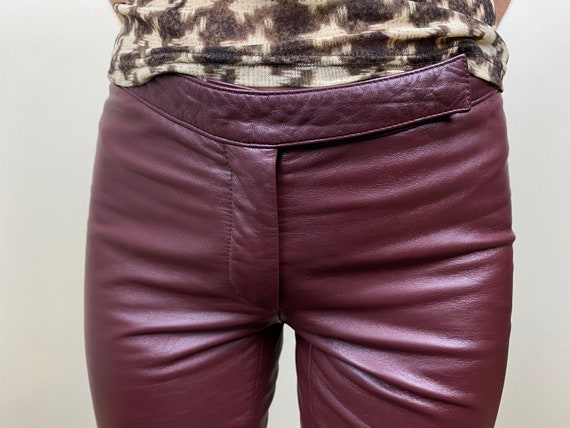 Low Rise 90's/Y2k leather pants - image 7