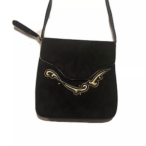 Western Suede Crossbody Purse