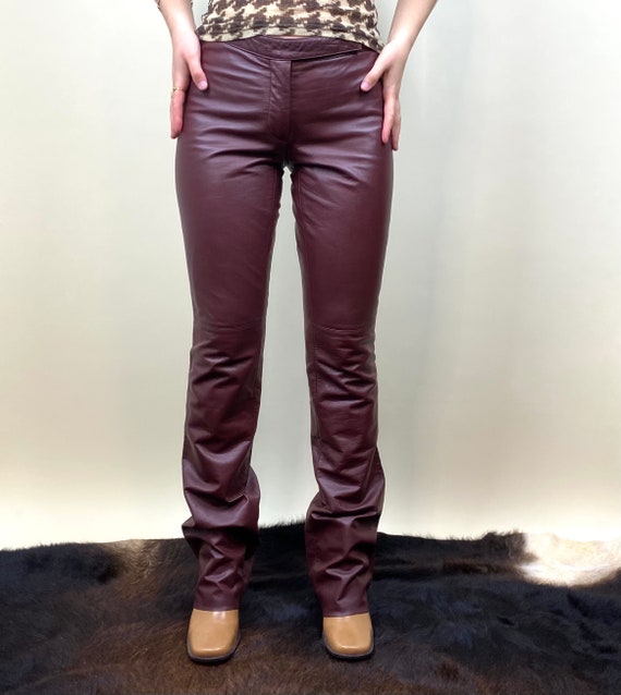 Low Rise 90's/Y2k leather pants - image 2