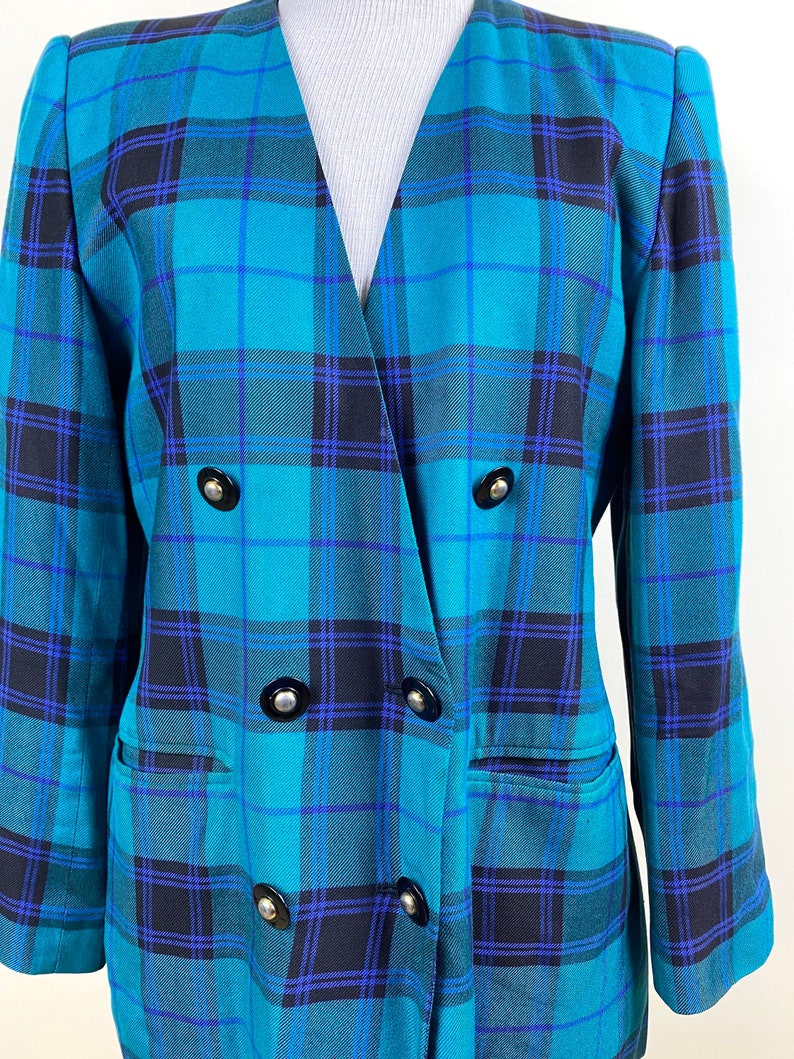 Plaid Blazer image 2