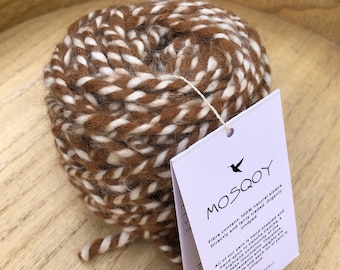 MILLMA 2PLY, Hand-Spun Alpaca Yarn: Double-Ply, Undyed Peruvian Wool