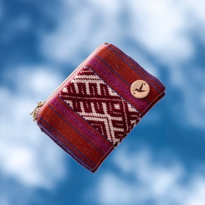 RANTIKUY Textiles coin purse Change purse Peruvian coin purse Boho change purse Hand made coin purse image 2