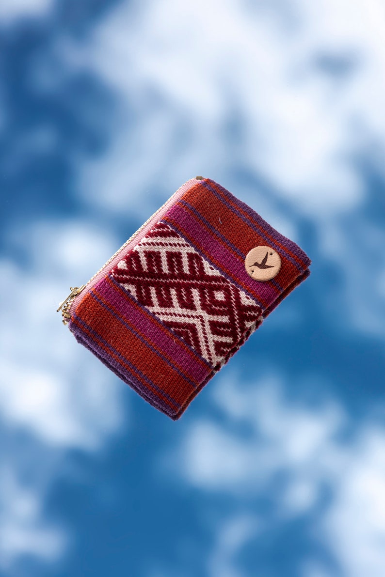 RANTIKUY Textiles coin purse Change purse Peruvian coin purse Boho change purse Hand made coin purse image 2