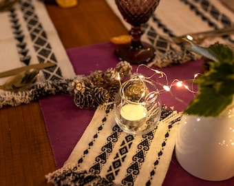 KERO Handwoven Wool Coaster: Peruvian Kitchen Decor