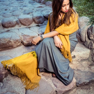 QATA shawl yellow-1
