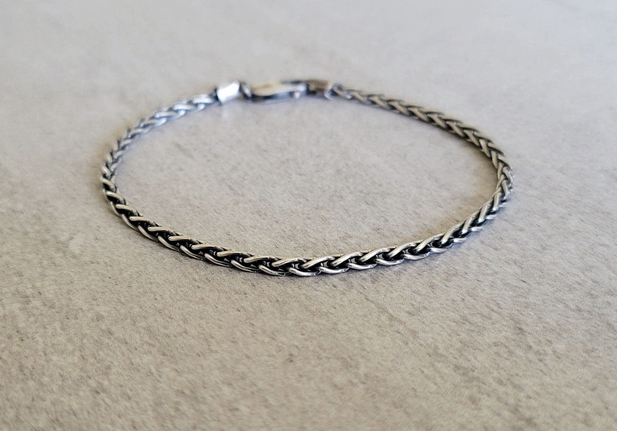 RED TAiL◎Argent gleam◎chain brecelet w Red Tail Argent