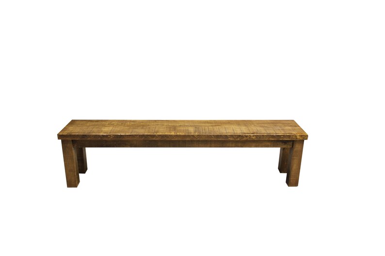 Rough Sawn Pine Dining Bench