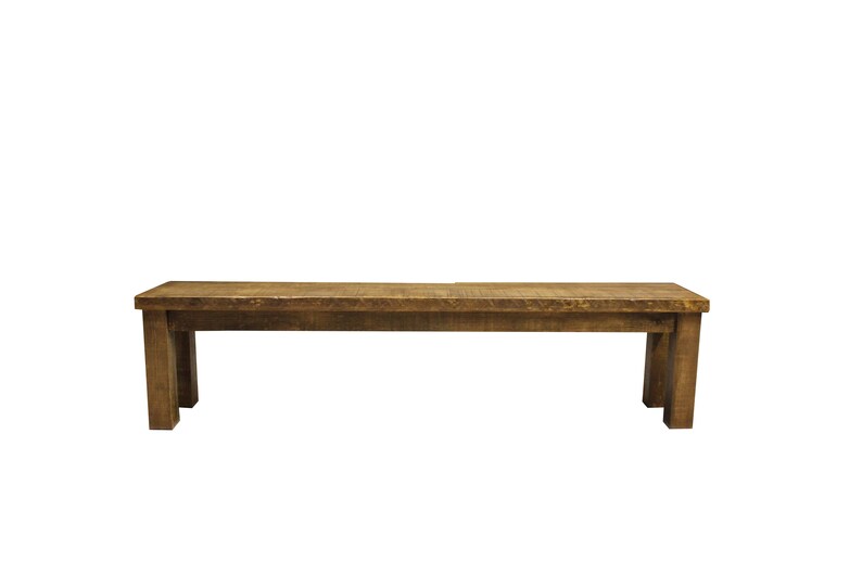 Rough Sawn Pine Dining Bench