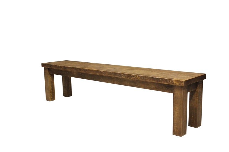 Rough Sawn Pine Dining Bench