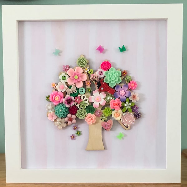 Button Tree Art - Etsy