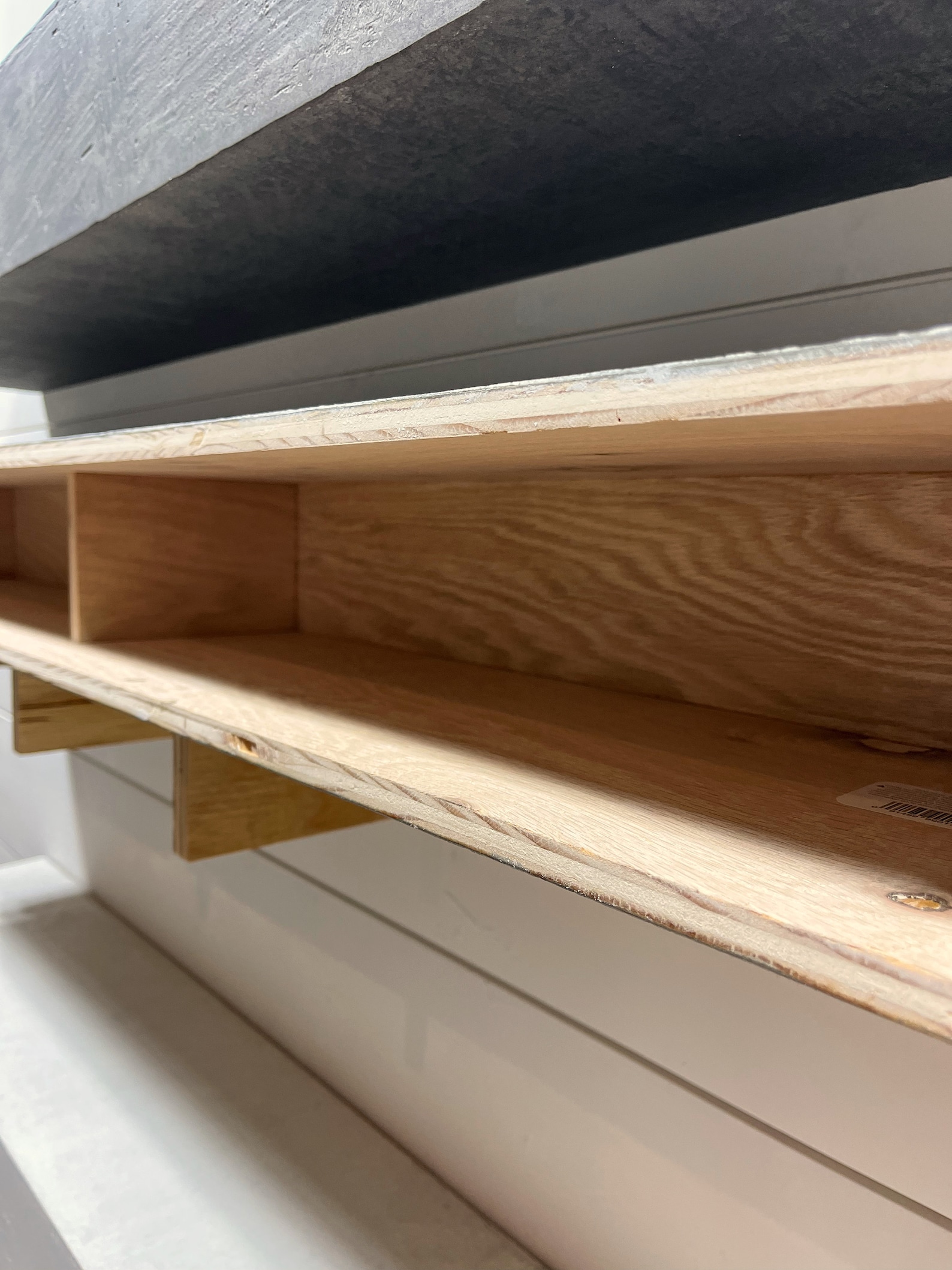 Concrete Floating Mantel Etsy