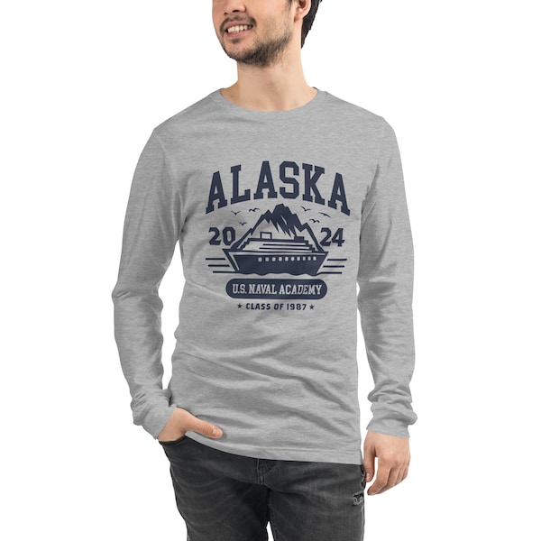 USNA Class of 1987 Reunion | Alaskan Cruise 2024 | Long-Sleeve Unisex Tee