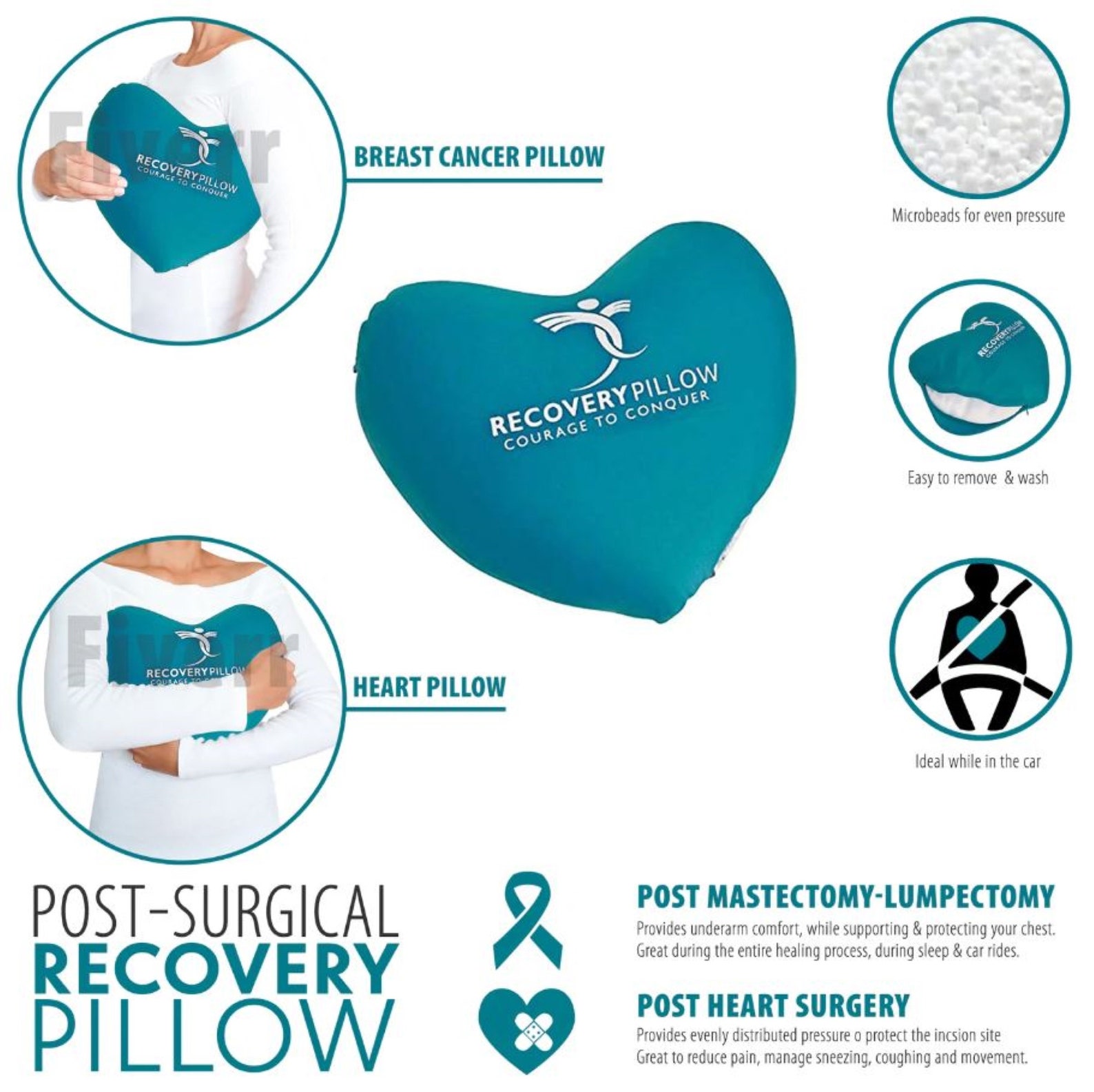 Surgery Recovery Pillow provides Comfort After Breast or Etsy