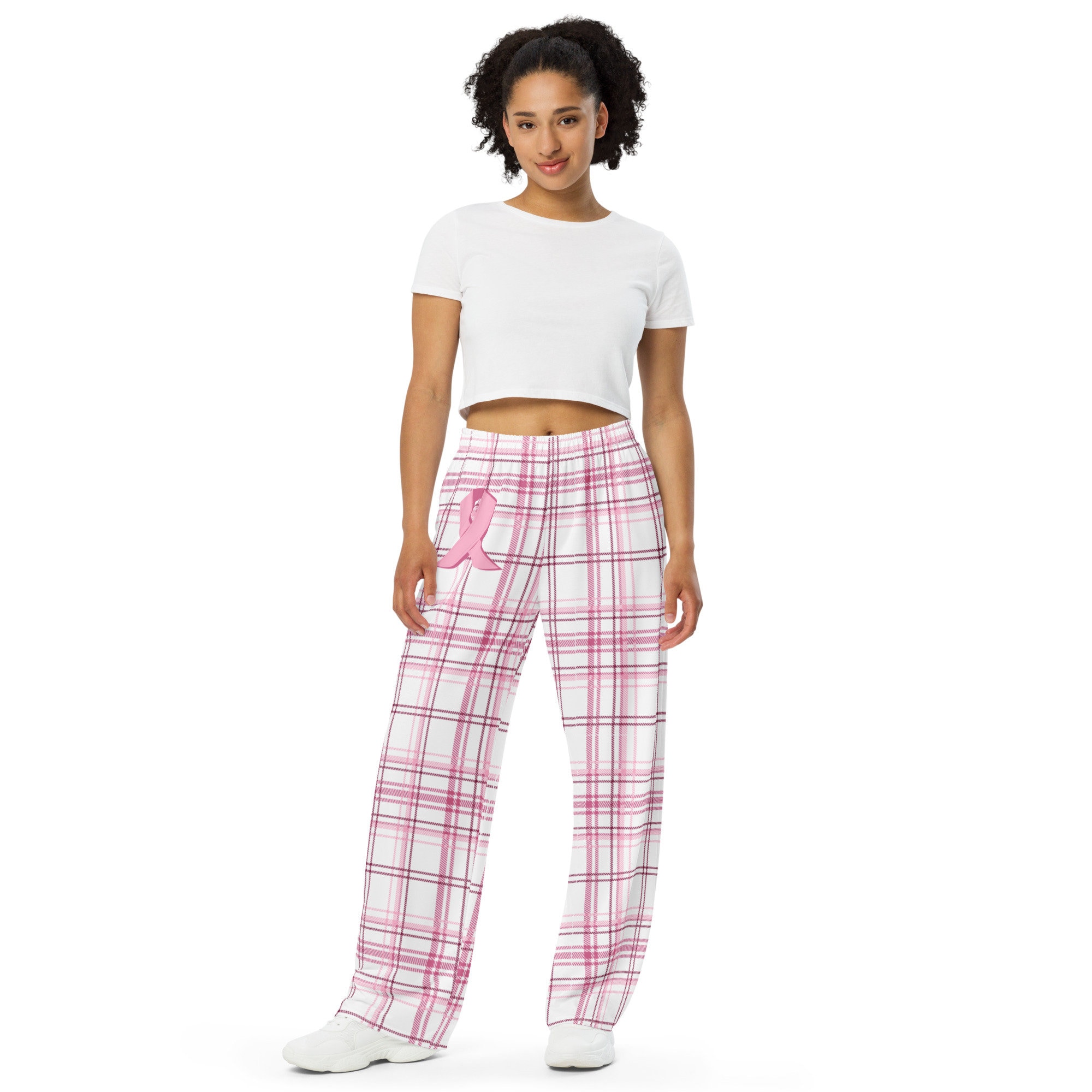 Hawiton Ladies Short Plaid Bottoms Check Pattern Loungewear Sleepwear Pajamas Pants for Women 