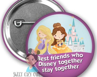 Best Friends Disney Together Inspired Park Button