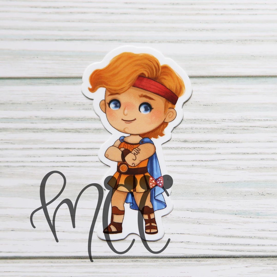 Heracles Sticker Hercules Inspired Vinyl Sticker - Etsy