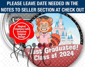 Mei Lee Inspired Graduation Class of 2024 Park Button | Turning Red