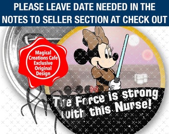 Force is Strong with this Nurse Inspired Park Button