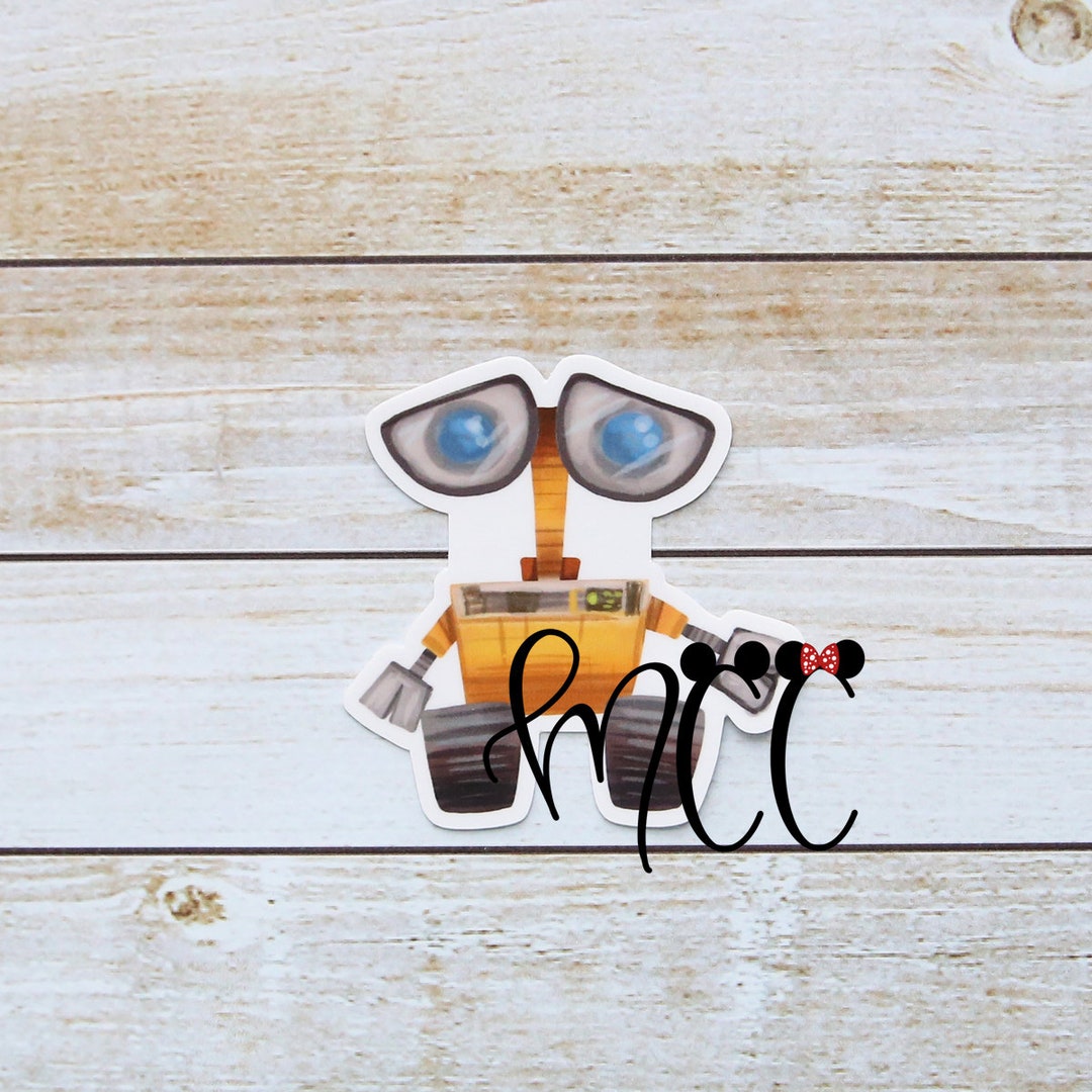 Walle Inspired Vinyl Sticker Etsy