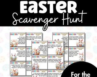 Easter Scavenger Hunt for the Classroom