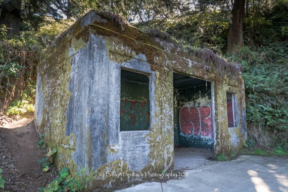 Abandoned Concrete Shelter 1 Etsy