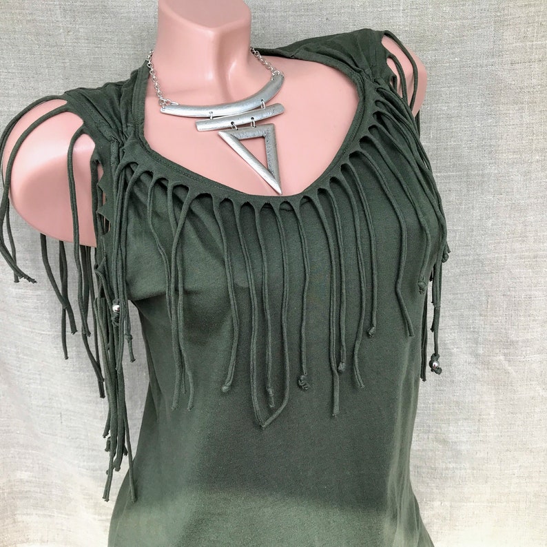 Ethnic Art deco antique metal chunky necklace Large statement sterling silver boho necklace Hippie tribal medieval jewelry Bihemian