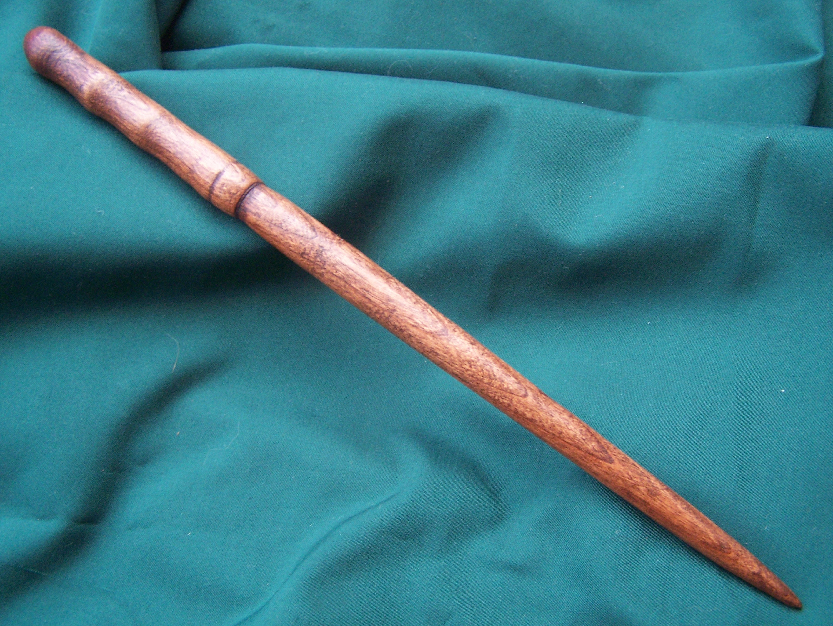 Wooden Magic Wand 23 Hand Turned Cherry Wand. Supplied in Etsy