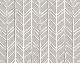 Premier Prints Herringbone Fabric By the yard BOGATELL Cove Home Decorator 54" Wide Designer Taupe Natural Fabric 7 oz 100% Cotton