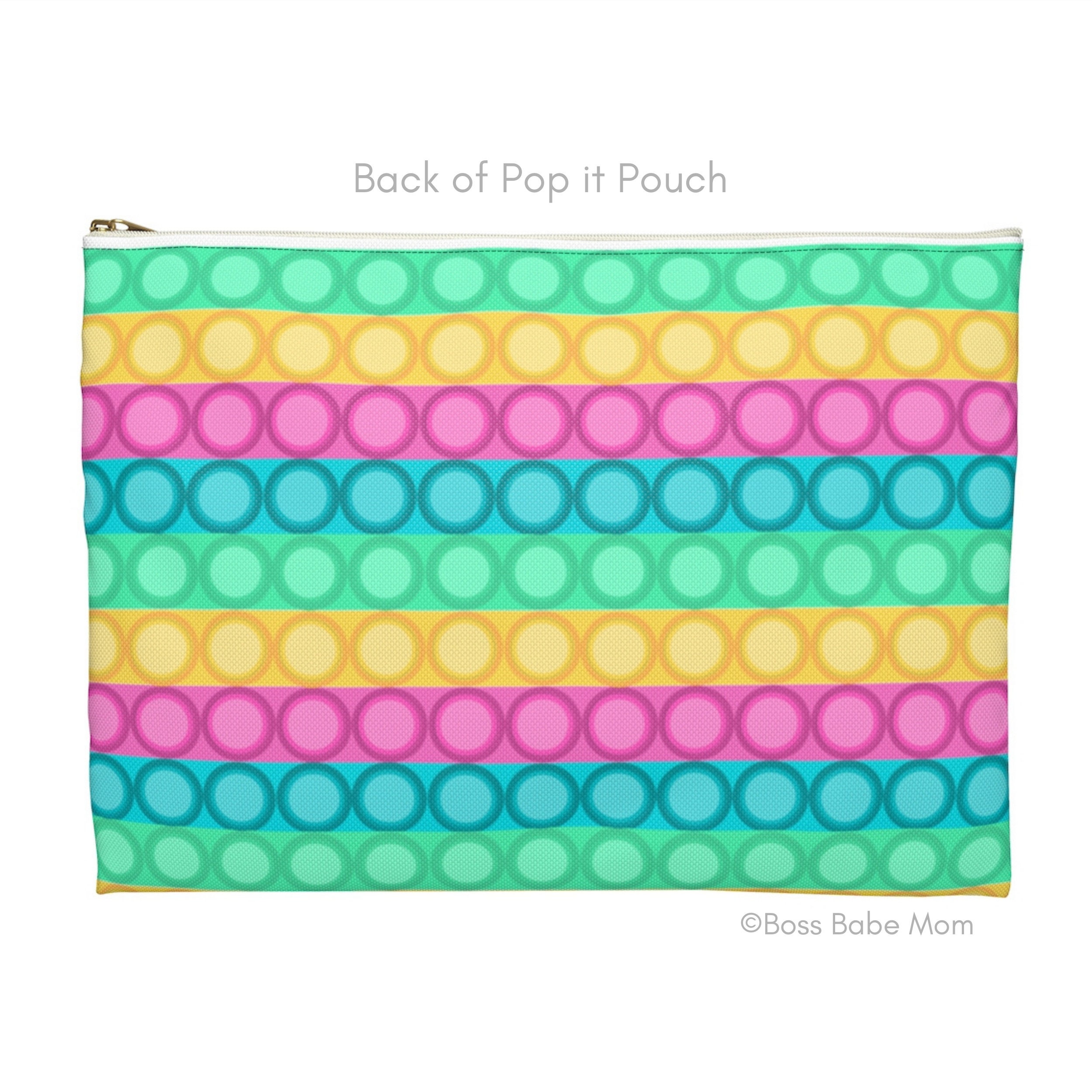 Pop It Bag, Personalized Pop Fidget Bag, Gifts for Kids, Popper Fidget Bag Etsy