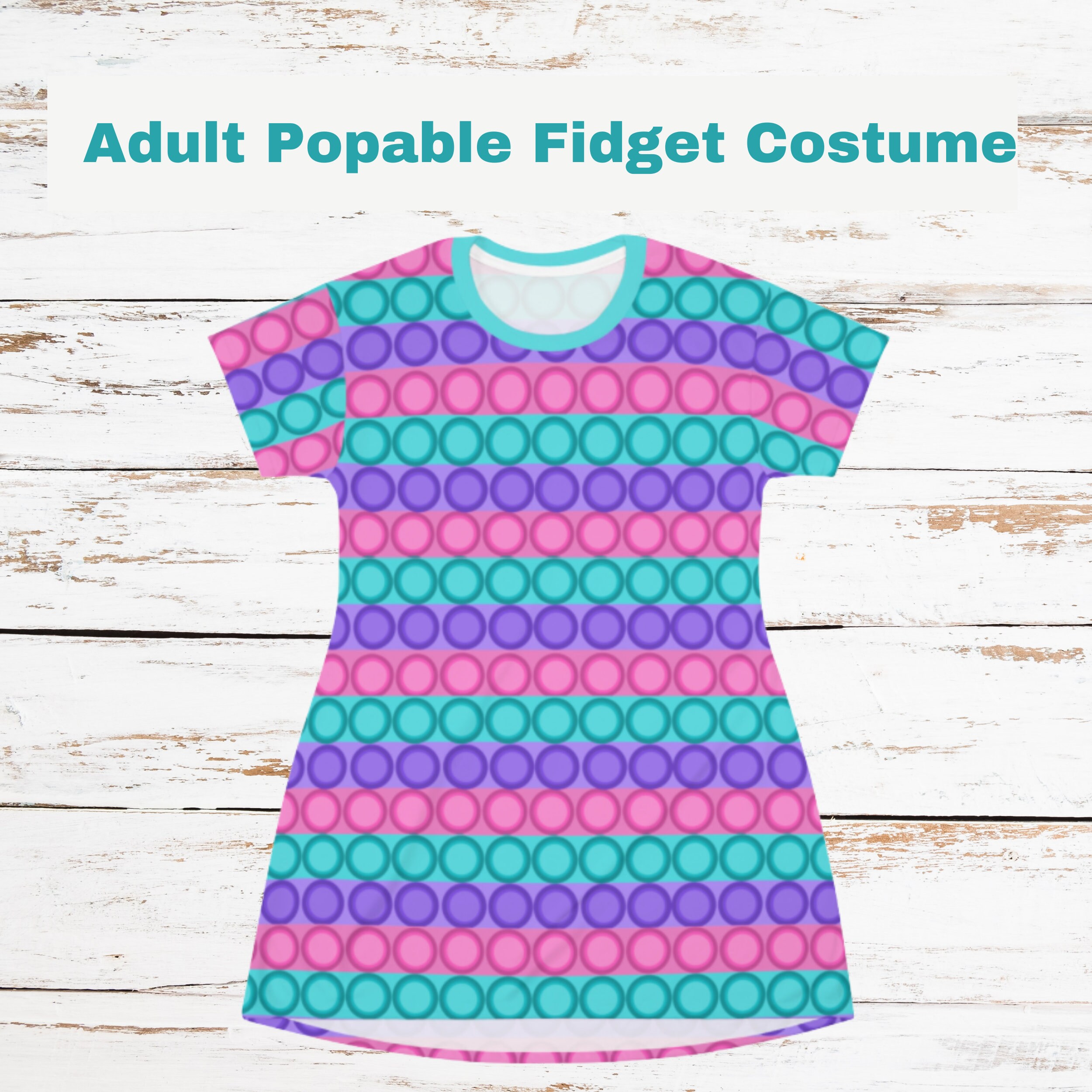 Pop It Halloween Costume, Fidget Adult Costume, Trendy Costume, Popable