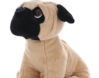 christmas pug teddy