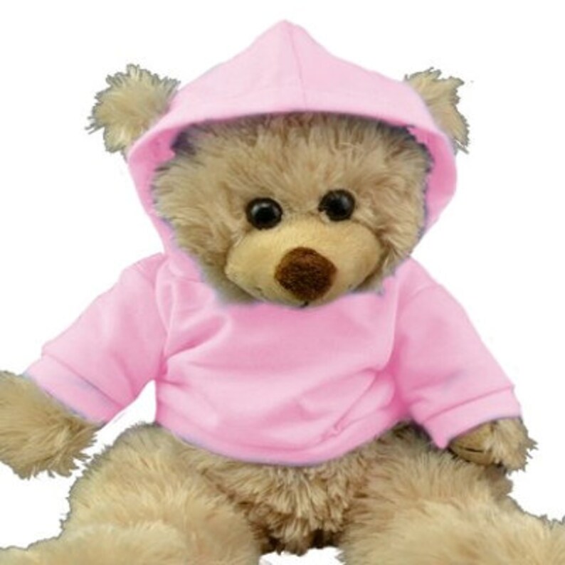Personalized Teddy Bear Hoodie Fits Most 15-17 Furry | Etsy