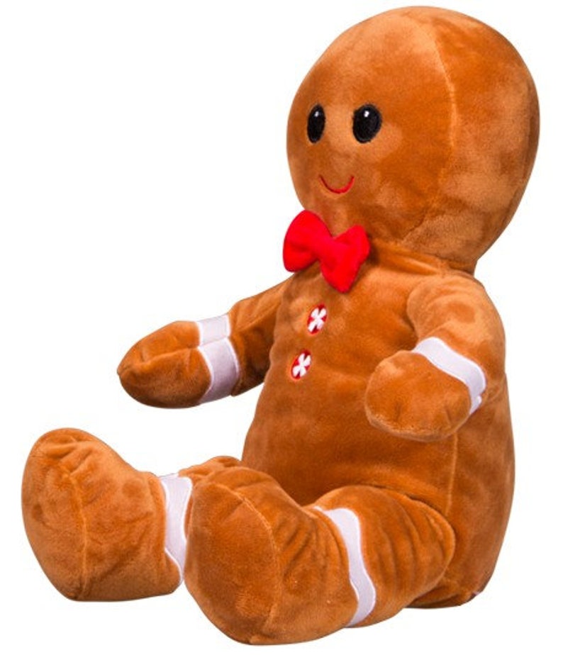 Teddy Bear Plush Gingerbread Boy Man Add Personalized Voice | Etsy
