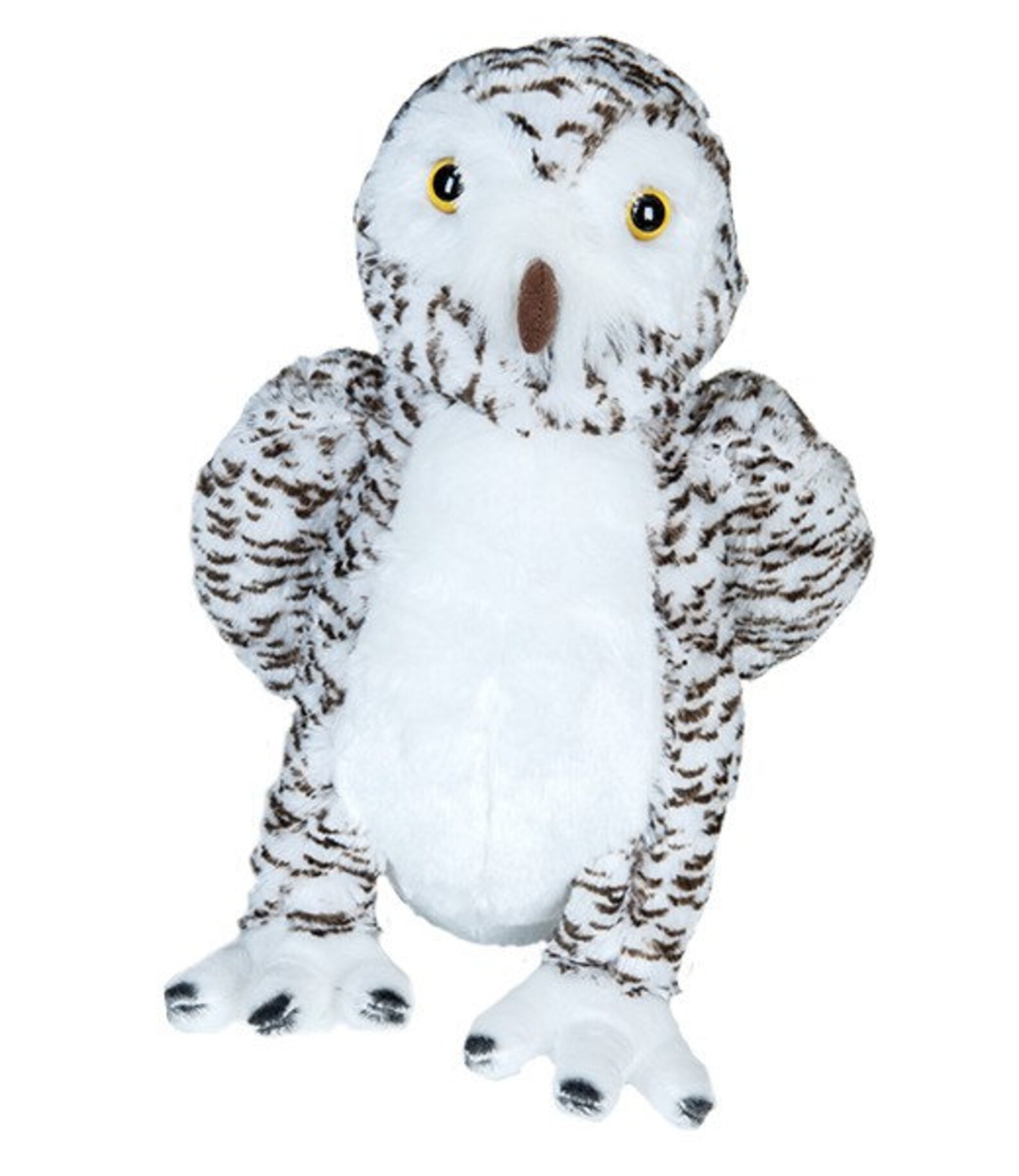 White Snow Owl Teddy Bear Plush Add a Voice Recorder 20 Sec. Etsy Australia