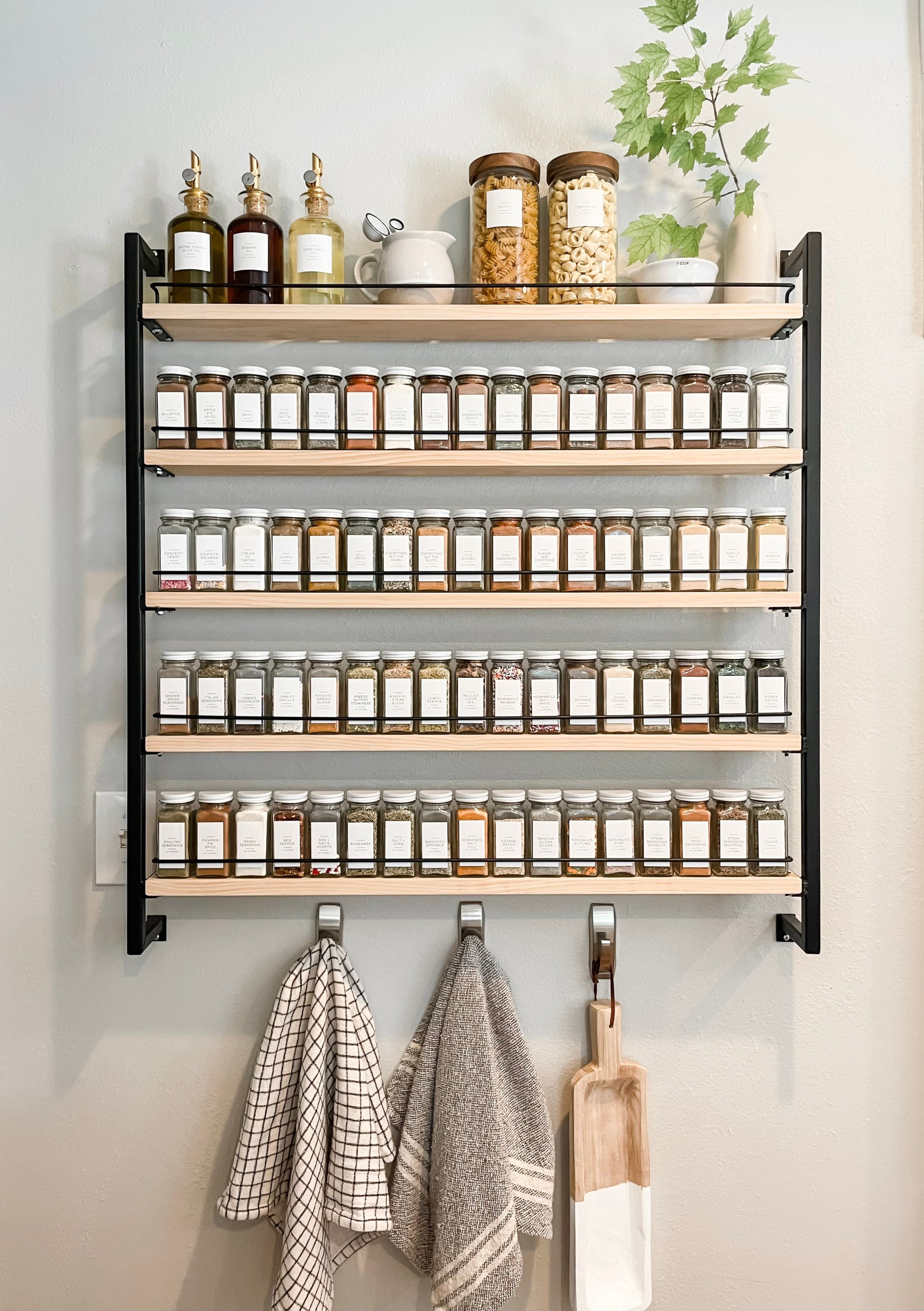 Hanging Spice Rack Etsy