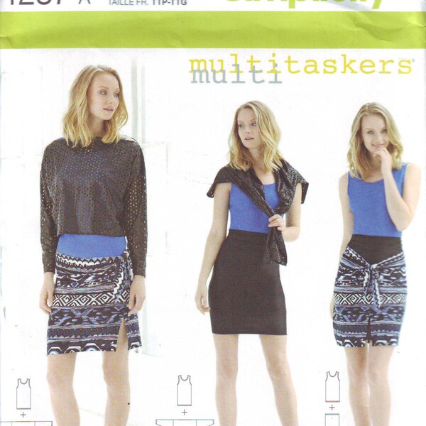 Women's UNCUT Separates Pattern for Juniors by Simplicity in sizes XXS-XXL From 2014