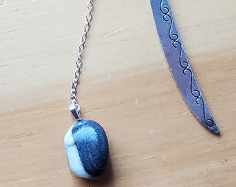 Lake Superior Wishing Stone Handcrafted Bookmark