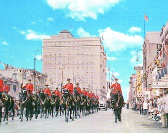 Vintage Stamped Post Card Calgary, Alberta, Canda. 1963