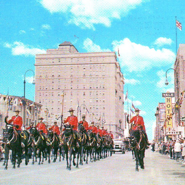 Vintage Stamped Post Card Calgary, Alberta, Canda. 1963