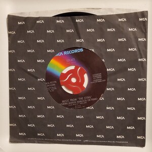 Music From The Sting Movie "Solace" & "The Entertainer" 45 Rpm 7” Vinyl With Original Sleeve