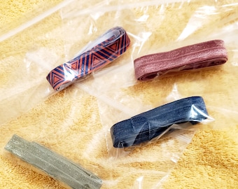 Lot of 4 Different New Fold Over Elastic