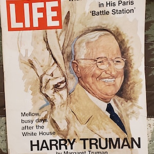 Vintage Life Magazine Kissinger, Harry Truman, December 1, 1972