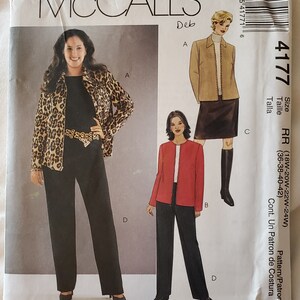 Women&#39;s Vintage Uncut McCall&#39;s Separates Pattern in Women Sizes 18W-24W From 2003
