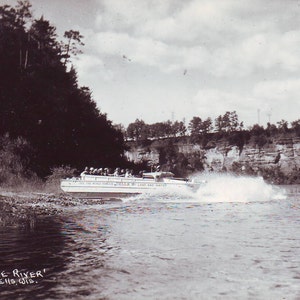 Vintage Duck in Wisconsin Dells Unused Post Card. Printed on Kodak Photo Paper