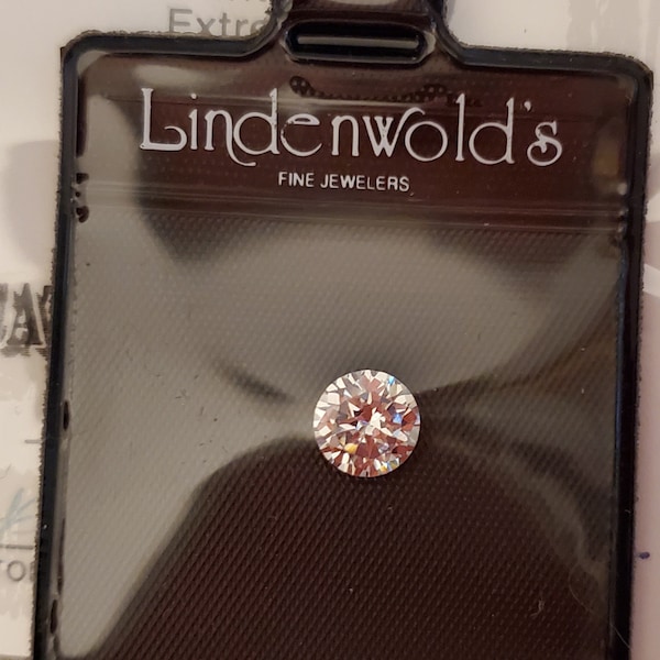 NOS Lindenwood Fine Jewelers 1 Carat Cubic Zirconia Loose Diamond with COA